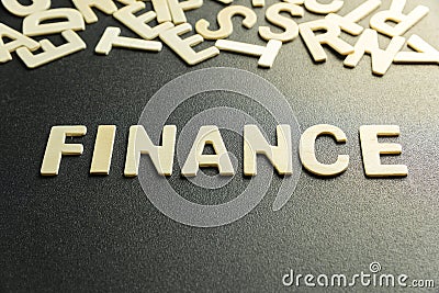 FINANCE word Stock Photo