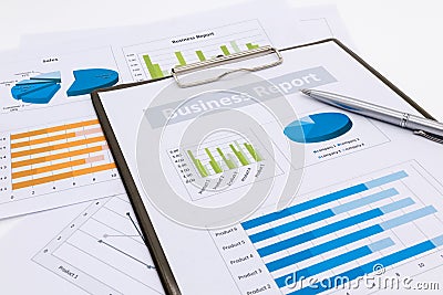 Financial accounting Stock Photo