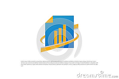 Financial Advisors Logo Design Template Vector Icon Vector Illustration