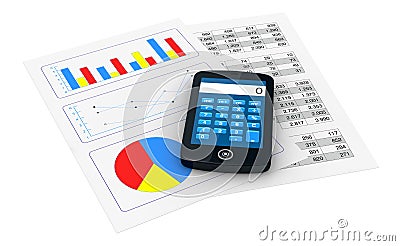 Financial analysis Stock Photo