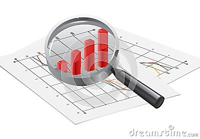 Financial Analysis Vector Illustration