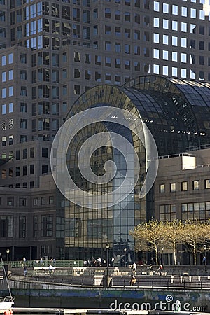 Financial Center Stock Photo