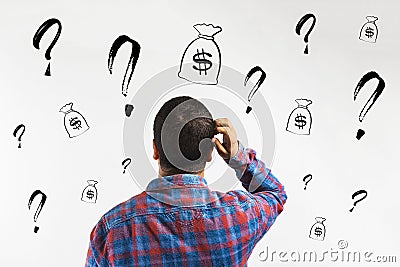 financial concept: credit, investment or fund raising, money to start business project Stock Photo