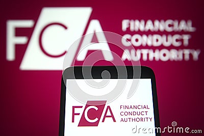 Financial Conduct Authority FCA logo Cartoon Illustration