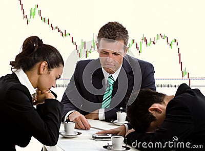 Financial crisis Stock Photo