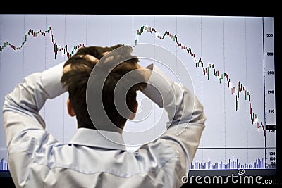 Financial Crisis Stock Photo