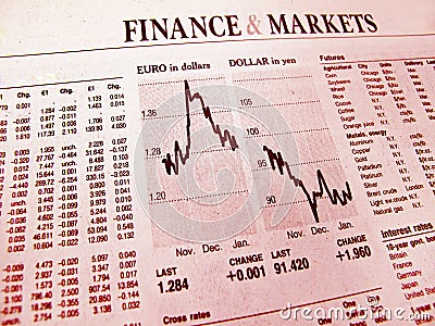 Financial crisis Stock Photo