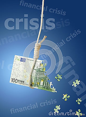 Financial crisis Stock Photo