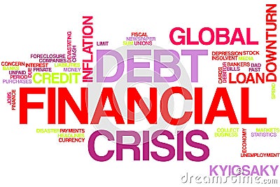 Financial crisis Stock Photo