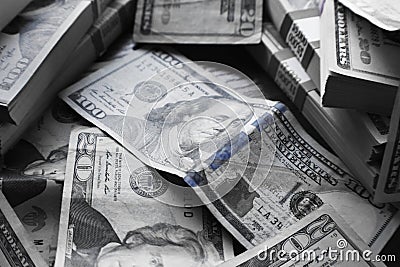 Financial Freedom With Large Amounts Of Money Invested In Index Funds Stock Photo