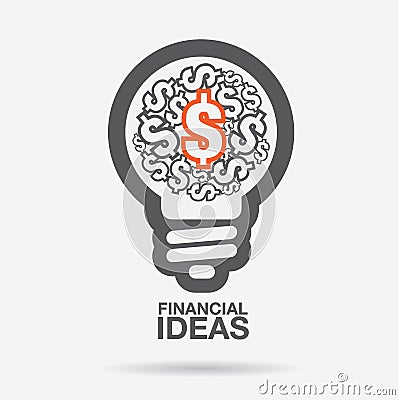 Financial Ideas Vector Illustration