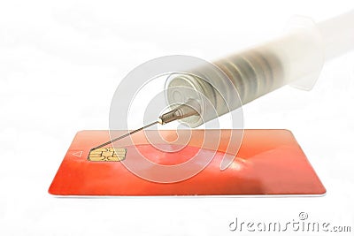 Financial injection Stock Photo