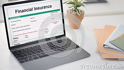 Financial Insurance Loan Banking Credit Debt Concept Stock Photo