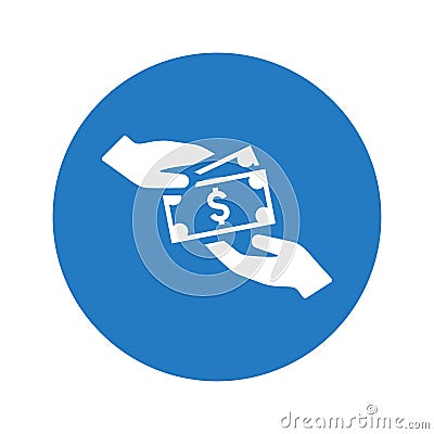 Financial, invest, payment icon Vector Illustration