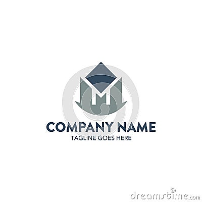 Financial Logo Stock Photo