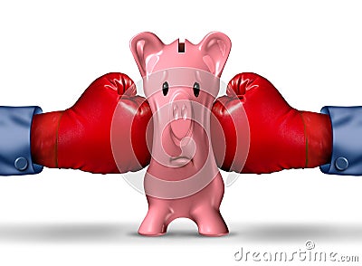 Financial Money Pressure Stock Photo