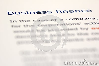 Financial news Stock Photo