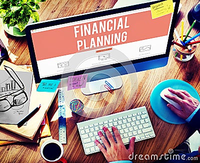 Financial Planning Accounting Investment Estate Concept Stock Photo