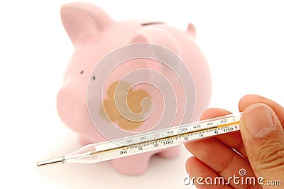 Financial prognosis Stock Photo