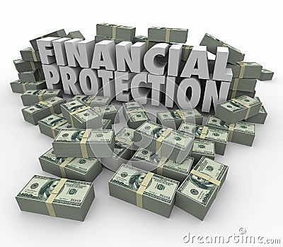 Financial Protection Safe Secure Money Investment Account Savin Stock Photo