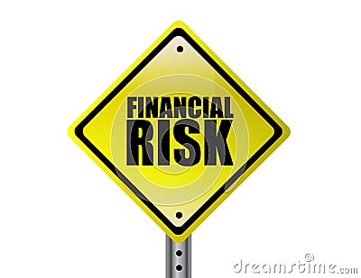 Financial Risk Vector Illustration | CartoonDealer.com #15660650