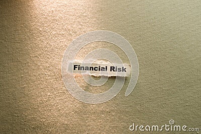 Financial Risk Stock Photo