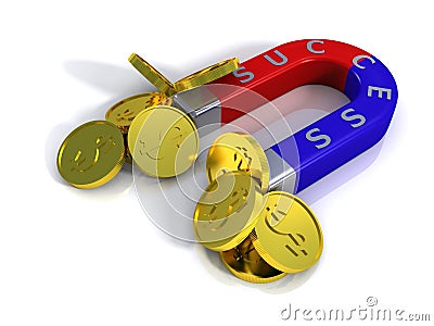 Financial success in business Stock Photo