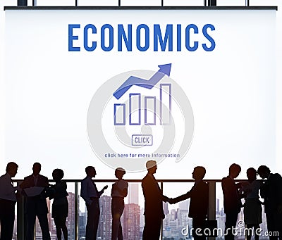 Financial Trade Economics Financial Graphic Concept Stock Photo
