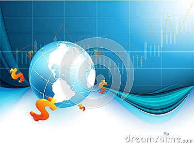 Financial world vector Vector Illustration