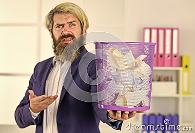 Find alternatives to mail. Optimize waste generation. Minimize waste. Eliminate unnecessary subscriptions. Cancel Stock Photo