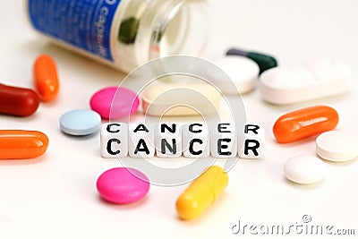 Find a cancer cure or treatment Stock Photo