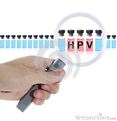 Find HPV vaccine Stock Photo