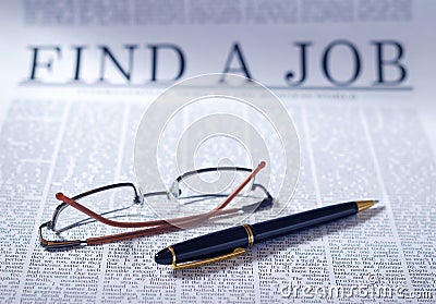 Find a job Stock Photo