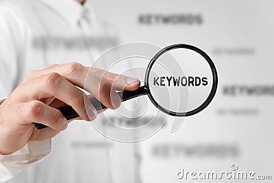 Find keywords Stock Photo