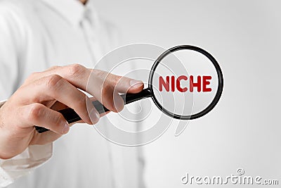 Find market niche Stock Photo