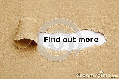 Find out more Torn Paper Concept Stock Photo