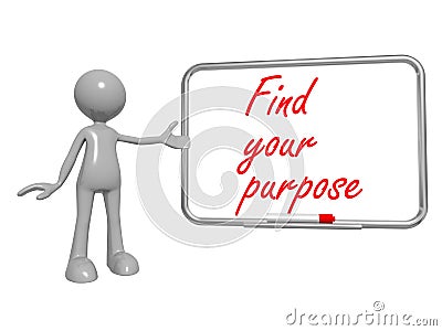 Find your purpose Stock Photo