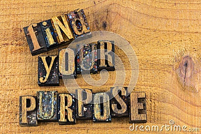 Purpose life strength courage ambition believe goal strategy Stock Photo