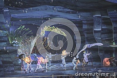 Finding Nemo Play at Disney World Editorial Stock Photo