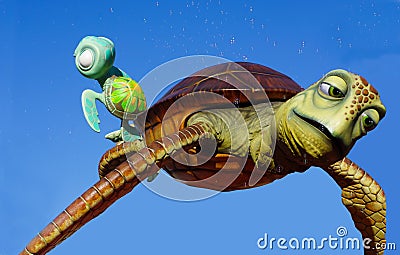 Finding Nemo Turtle Pixar Character Editorial Stock Photo