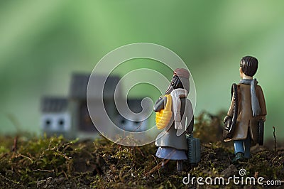 Finding a new home Stock Photo