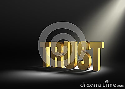 Finding Trust Stock Photo