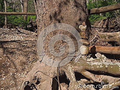 Finding your inner balance Stock Photo