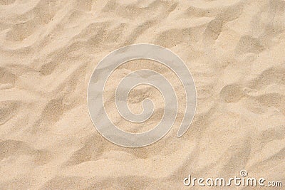 Fine beach sand in the summer sun Stock Photo