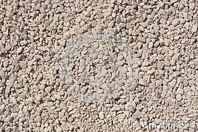 Fine and coarse gravel as background or texture Stock Photo