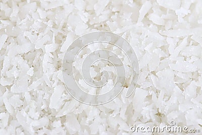 Fine Desiccated Coconut Stock Photo