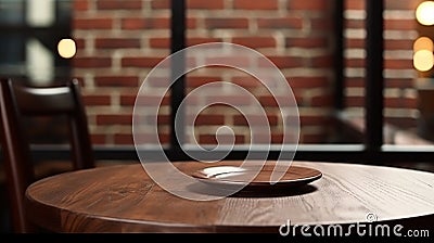 Fine dining plate presentation in the restaurant Stock Photo