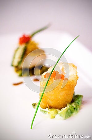 Fine Finger Food Stock Photo