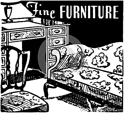 Fine Furniture 2 Vector Illustration