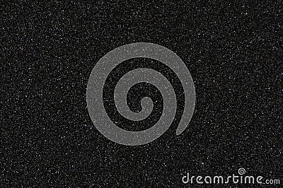 Fine grained waterproof abrasive paper texture black background Stock Photo